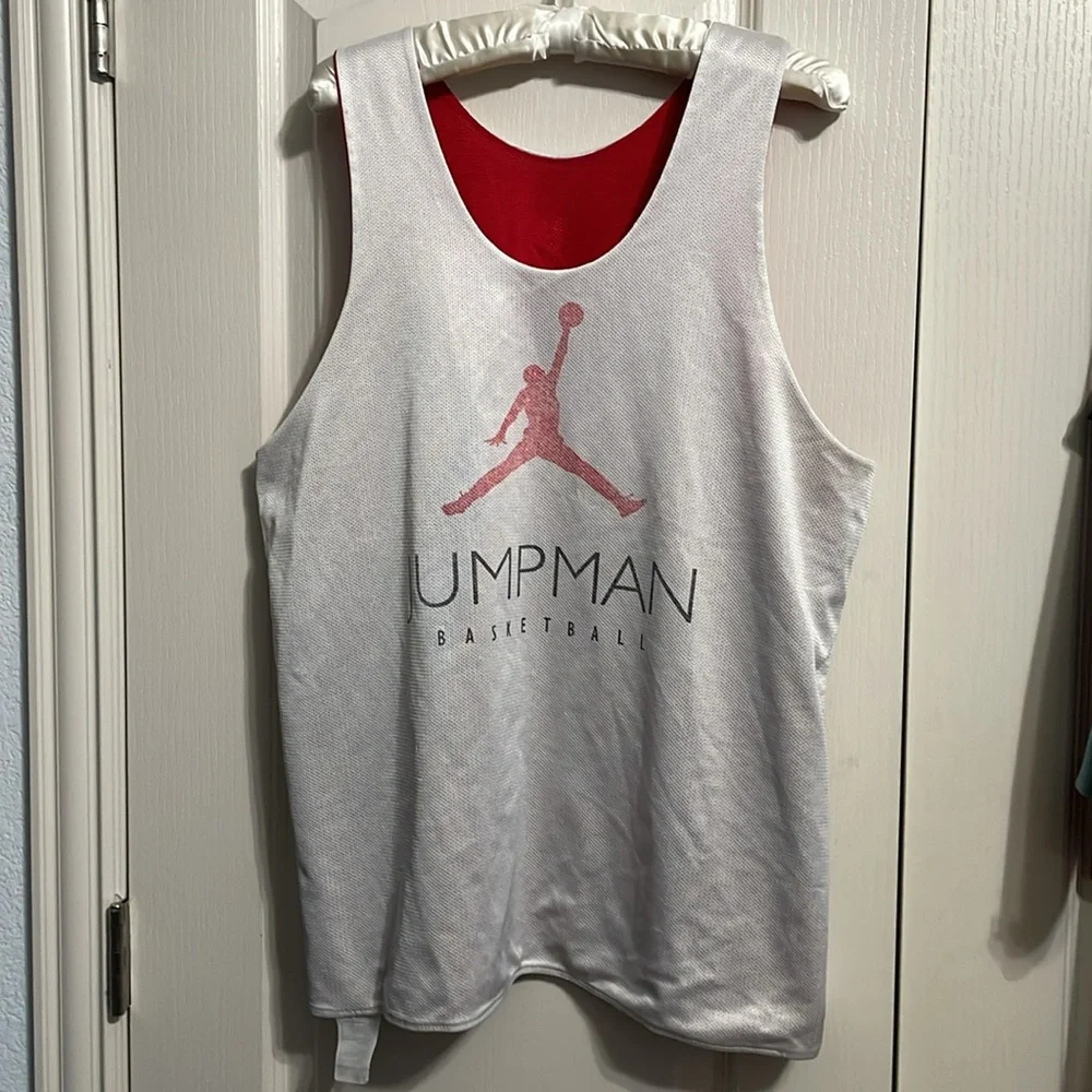 Vintage 90s Jordan Jumpman‎ Reversible Basketball Jersey Streetwear Indie Sleaze